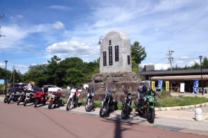 バイク旅行の画像